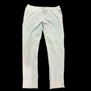 Cuffy's Cape Cod size Large Mint Blue Pastel Athleisure Loungewear Joggers